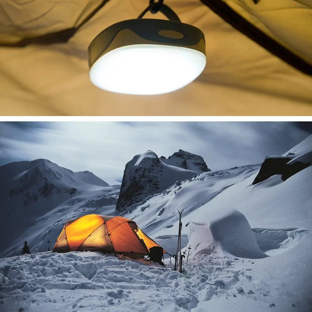 Wireless Battery Powered LED Camping Light, Detachable Strap, Backpacking, Auto, Tent, Hiking, Camping, Emergency, Outages