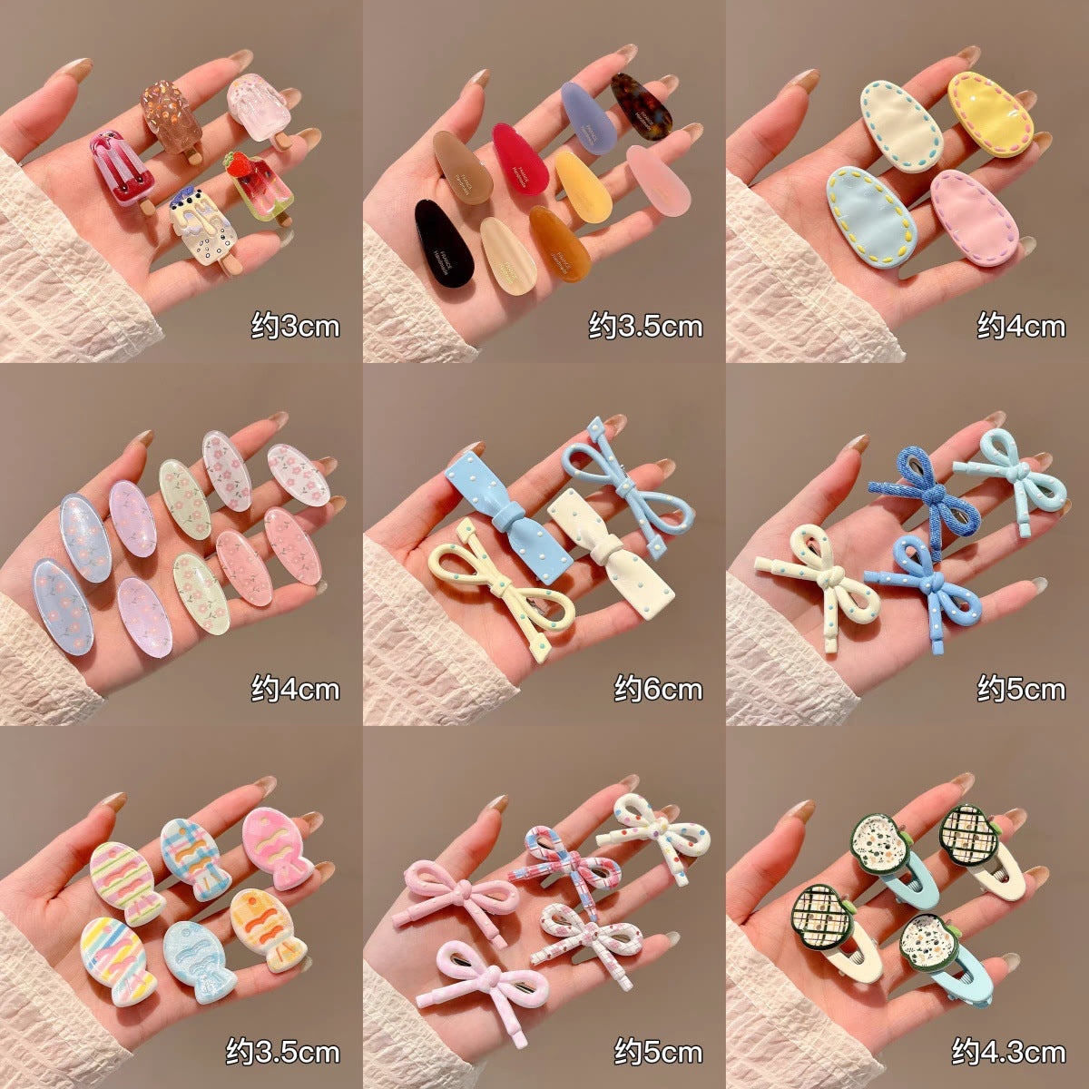 Cute Hair Clips Wholesale Spring and Summer Bangs Side Clips Children's Duckbill Clips 2025 New Hairpins for Girls
