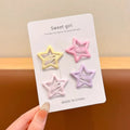 Children's Colored Hair Clips, Cute Star Hairpins, Side Clips for Girls, Bangs Bb Clips, Hairpins 2025