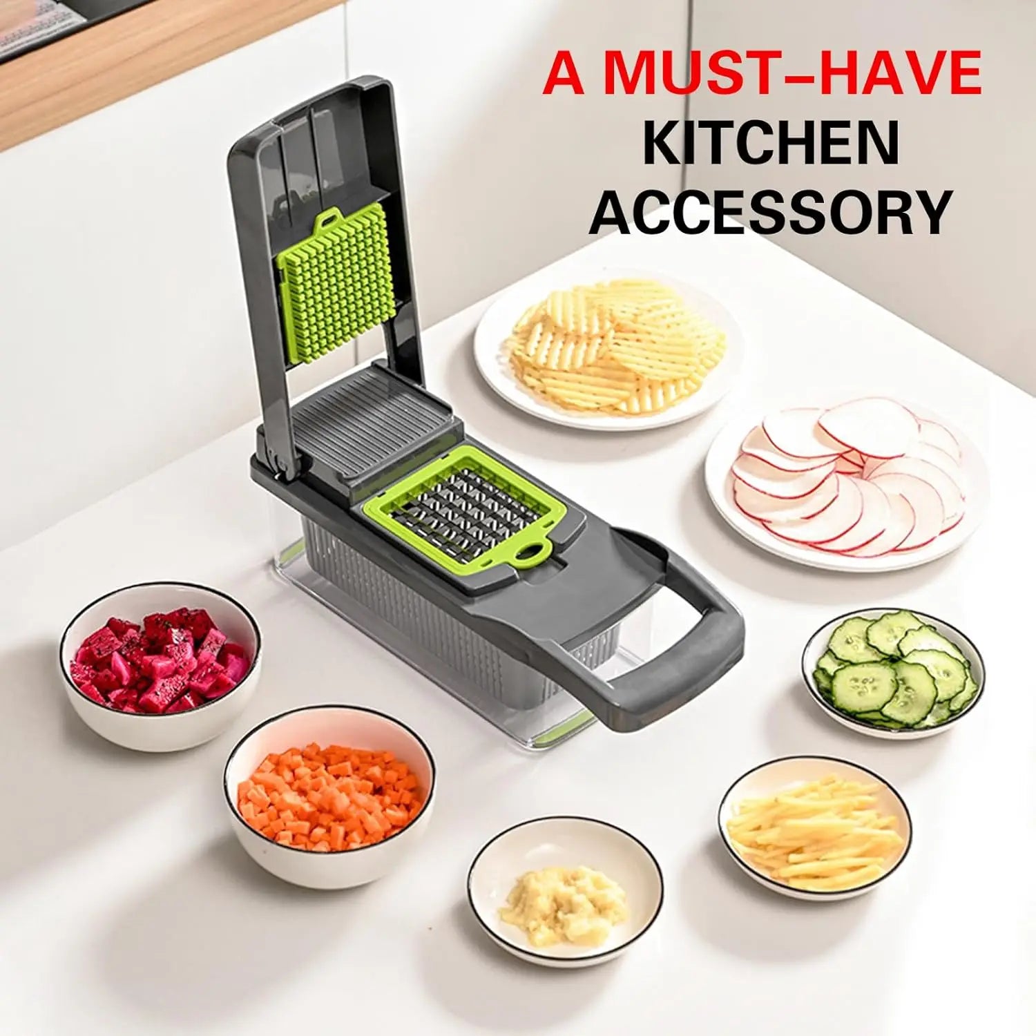 Kitchen professional chopper-type slicer, multifunctional food chopper, blade vegetable chopper,
