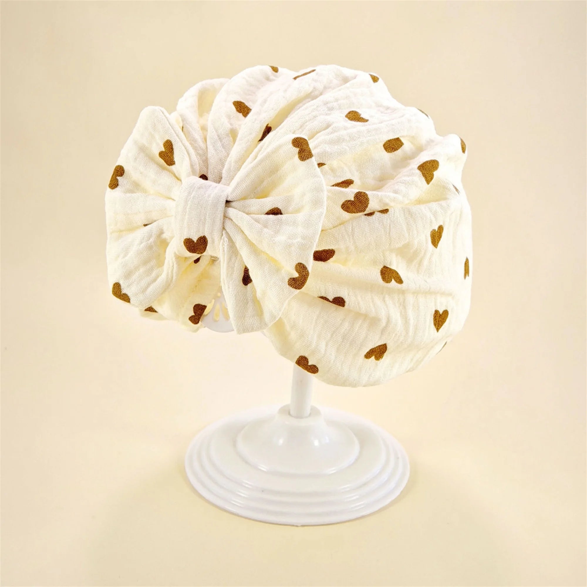 Adorable Newborn Knit Beanie Hat with Pom Pom for Baby Boys and Girls - Soft Hospital Cap with Bow Detail