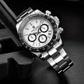 New Luxury Men's Quartz Watch Automatic date Wristwatches Sport 100m Waterproof Chronograph Men Gift