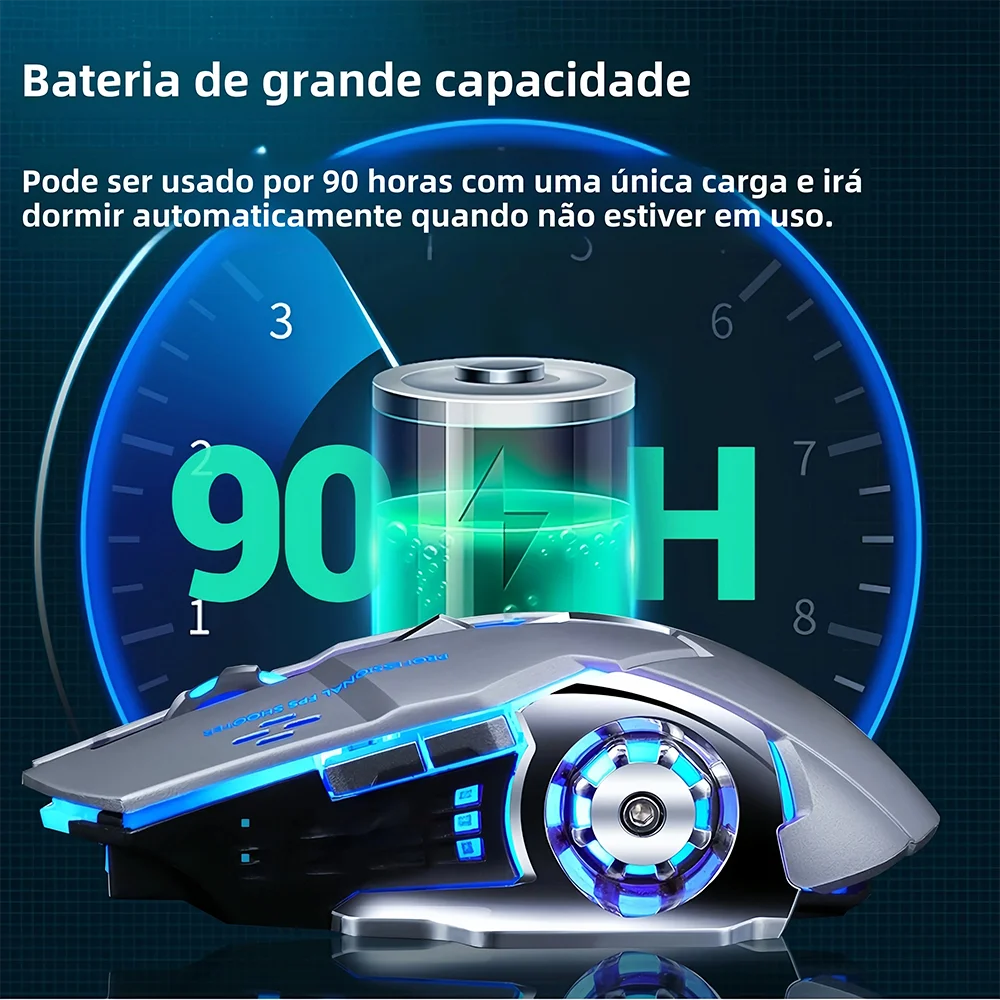 Dual-Mode Bluetooth 5.2 Mouse 2.4G Wireless Mouse Gaming Mouse Rechargeable Silent Mouse 3600 DPI Mouse Mice for Laptop wireless mouse laptops accessories