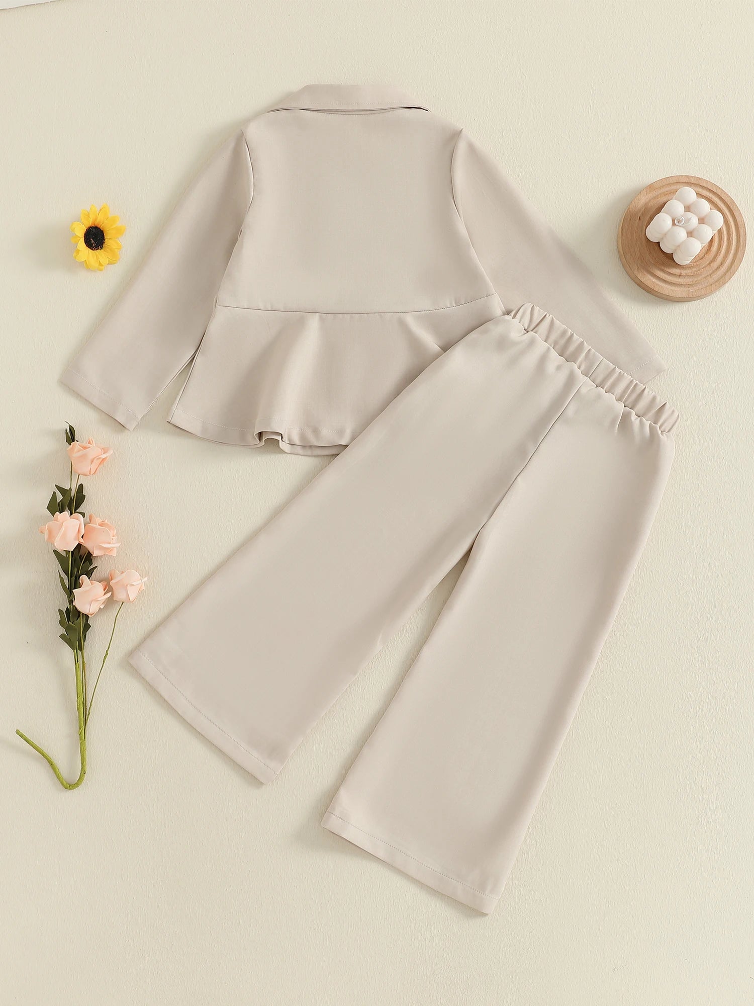 Girls 2-Piece Winter Outfits Warm Hooded Coat Leggings Set Children Clothing for Cold Weather