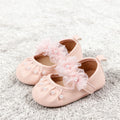 Princess Baby Girls newborn Mesh First Walking Shoes Toddler Flower Pearl Design Soft Non-Slip