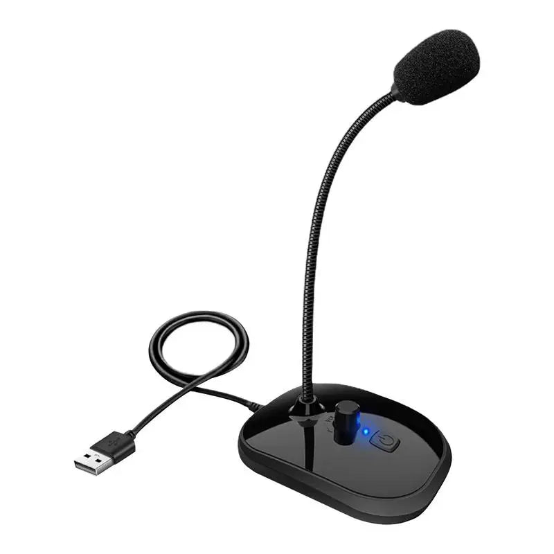 USB Microphone for laptop and Computers Adjustable Studio Singing, Streaming Podcasting Recording Mic With Holder Desktop