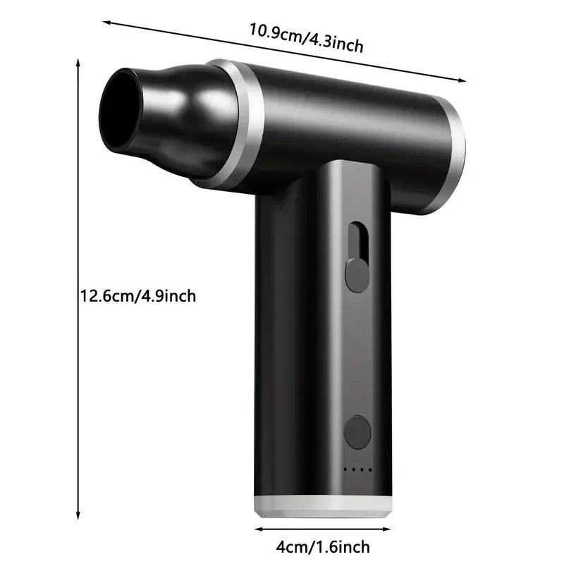 MINI Compressed Air Duster Cordless Dust Blower Rechargeable Vacuum Cleaner Electric Air Pump Portable For Computer Keyboard Sof