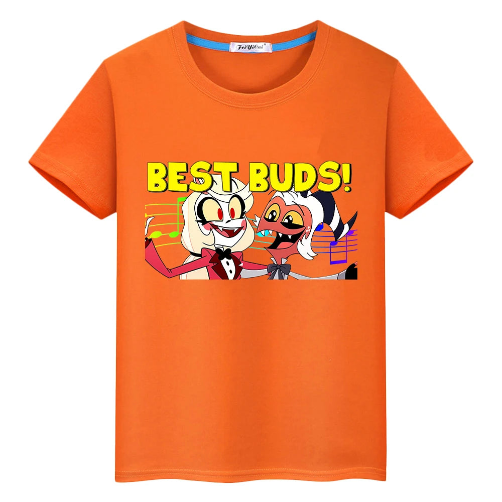 Print Christmas t shirt for kids boy10year anime Tops 100%Cotton Short pride t shirt Cute Tees girl clothe