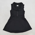 Baby Girls Black Knee-Length Active Wear Dress Athletic Dresses for Little Girls