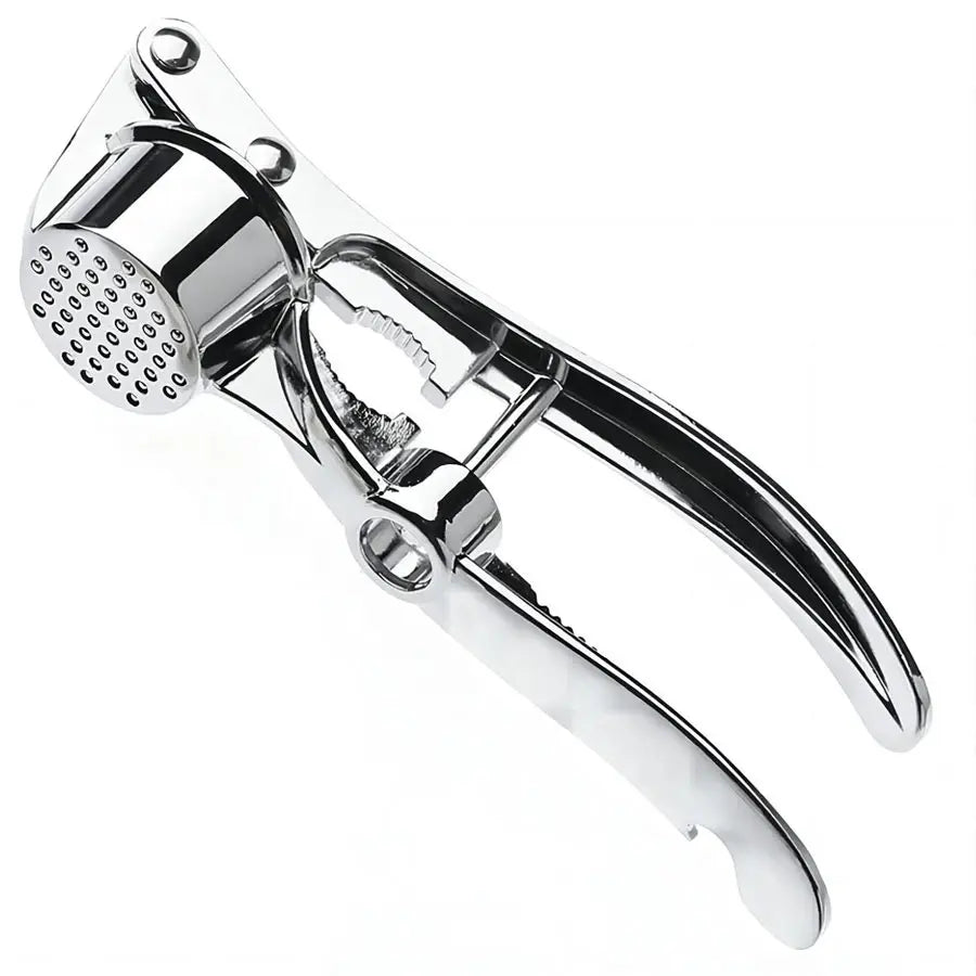 Manual Stainless Steel Garlic Press Mincer Crusher Ginger Grinding Tool for Kitchen Use