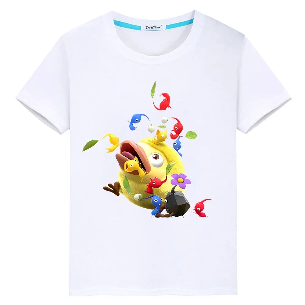 Graphic Print 100% Cotton T-shirt y2k Christmas pride t shirt Kawaii T shirts Tees Boys Tops kids clothes Girls y2k