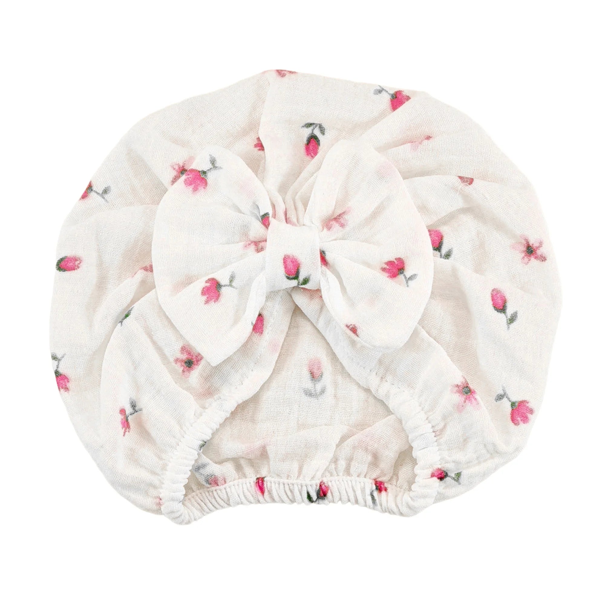 Adorable Newborn Knit Beanie Hat with Pom Pom for Baby Boys and Girls - Soft Hospital Cap with Bow Detail