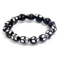 American Style Skull Bracelet for Men and Women, Vintage Ghost Bead Bracelet, Accessories
