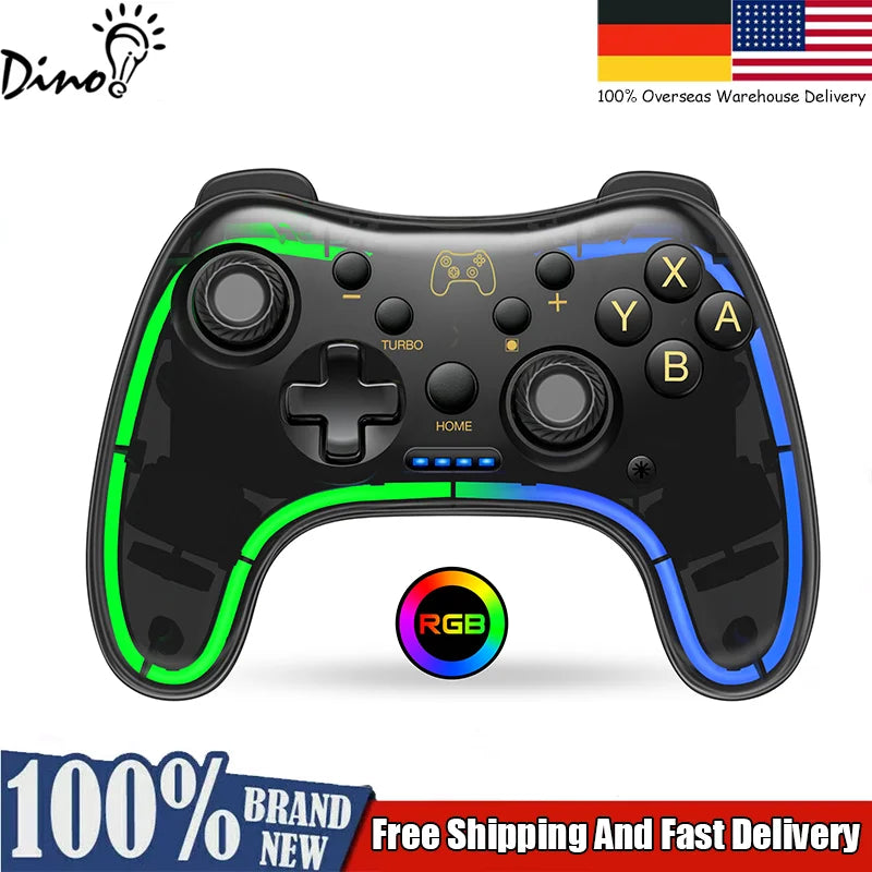 Gamepad Wireless Pro Controller, Compatible with Nintendo Switch Lite/Switch Oled/PC/iOS/Android