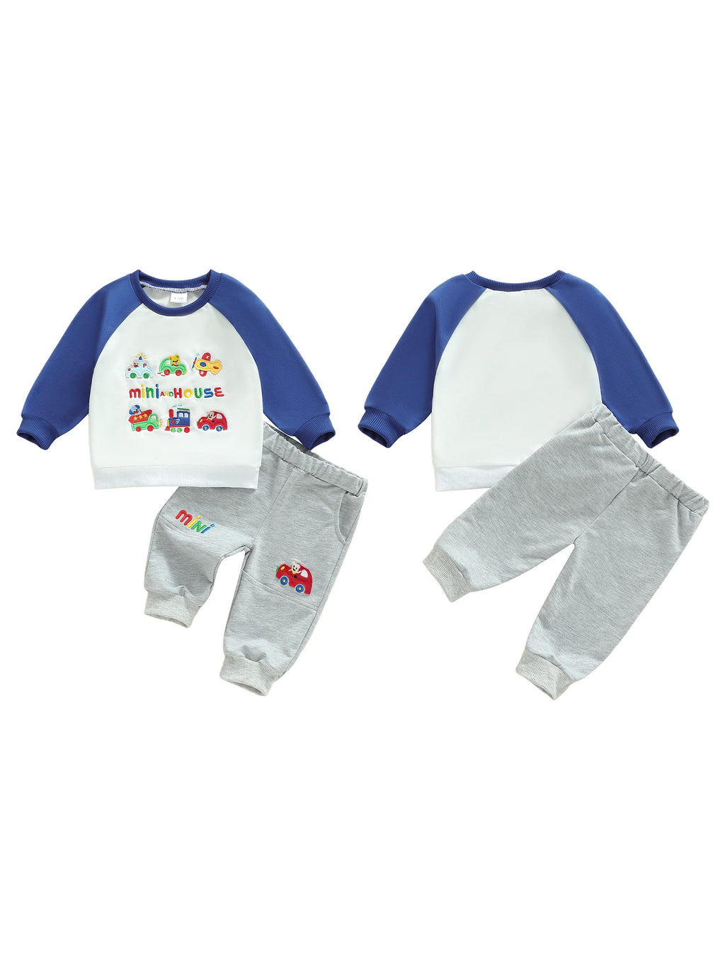 Baby Boy Autumn Clothes Dinosaur Print Hooded Sweatshirt Drawstring Waist Jogger Pants 2 Piece Outfit Set