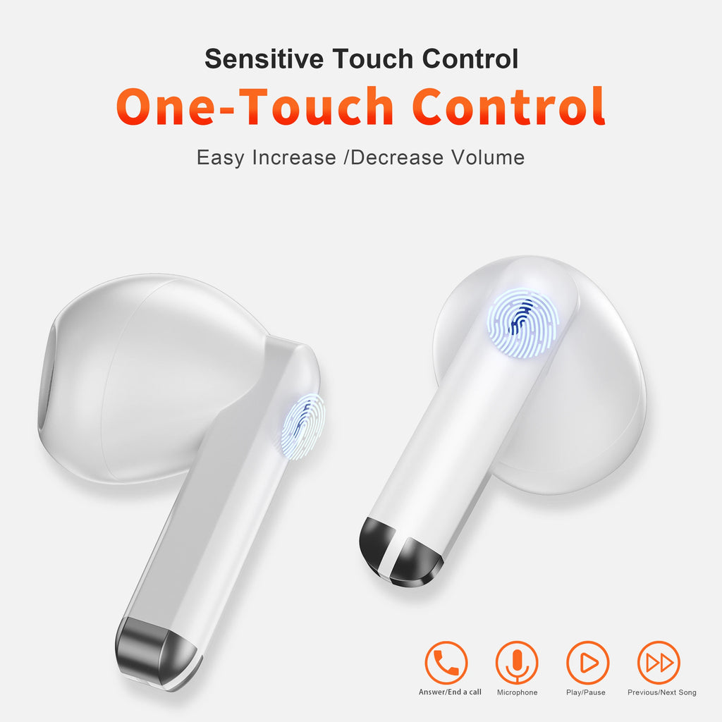 Earphone, Bluetooth 5.3 HD Microphone HIFI Headphone 13mm Driver Low Latency gaming waterproof Earbud