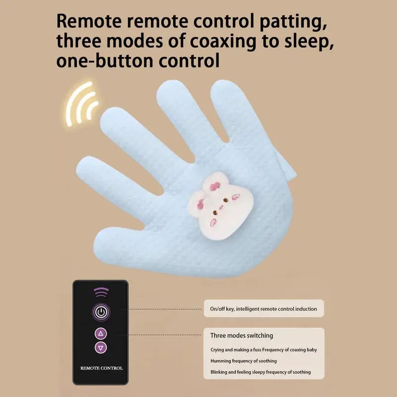 Baby Sleep Automatic Beater Natural Red Bean Core Cartoon Animal Shape Electric Baby Soothing Pillow With Remote Control Kid