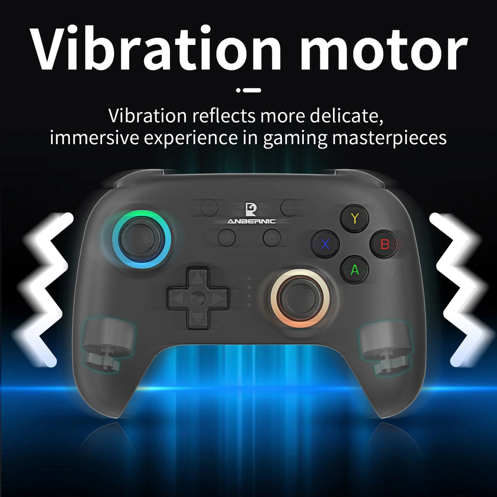 P01 Retro Games Controller Wired/Wireless Bluetooth RGB Hall Effect Joystick XBOX Gamepad for PC Android IOS Steam