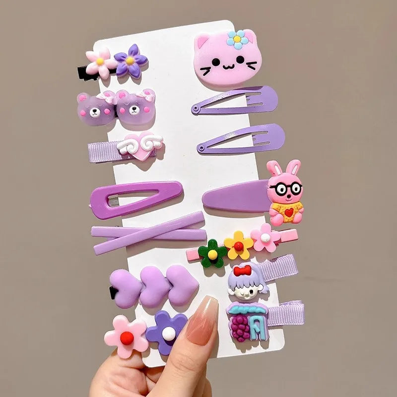 Cute Hair Clips Wholesale Spring and Summer Bangs Side Clips Children's Duckbill Clips 2025 New Dopamine Hairpins for Girls
