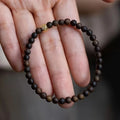 Vintage Style Handmade Wooden Bead Bracelet for Men and Women Simple and Daily Bracelet Accessories