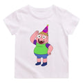 Cartoon Print T-shirts  Cute Manga 100% Cotton Tee-shirt Aesthetic Cartoon Boys/girls T Shirt
