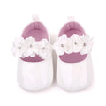 Toddler Girls Adorable Mary Jane Flats Shoes with Bowknot Decor Soft Sole PU Leather First Walkers Non-Slip Princess Shoes for