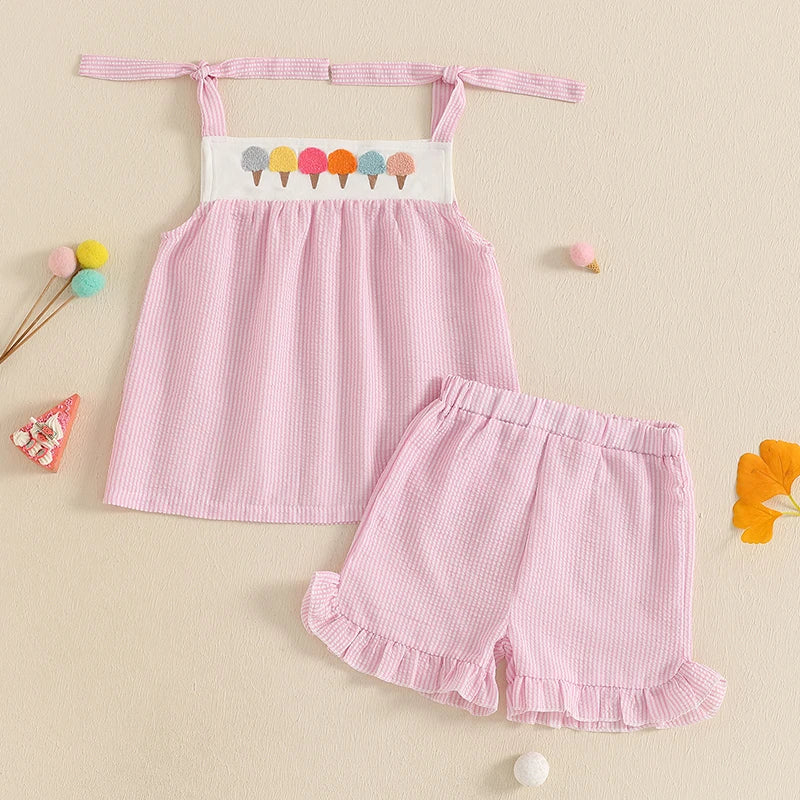 Adorable Infant Girl Floral Print Ruffle Sleeve Romper and Bow Headband 2 Piece Set for Summer Beach Outing