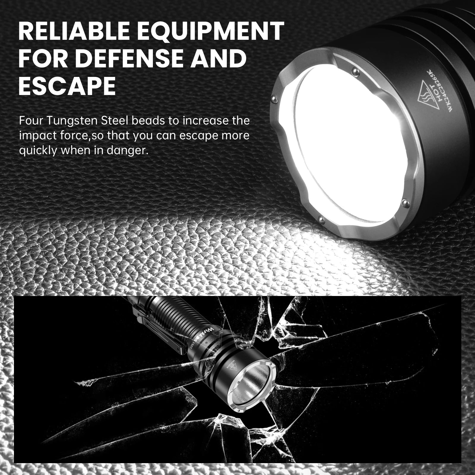 Ultra-Bright EDC Flashlight Featuring XHP70.3 HI & 21700 Battery IPX8 Rated with Tail Switch