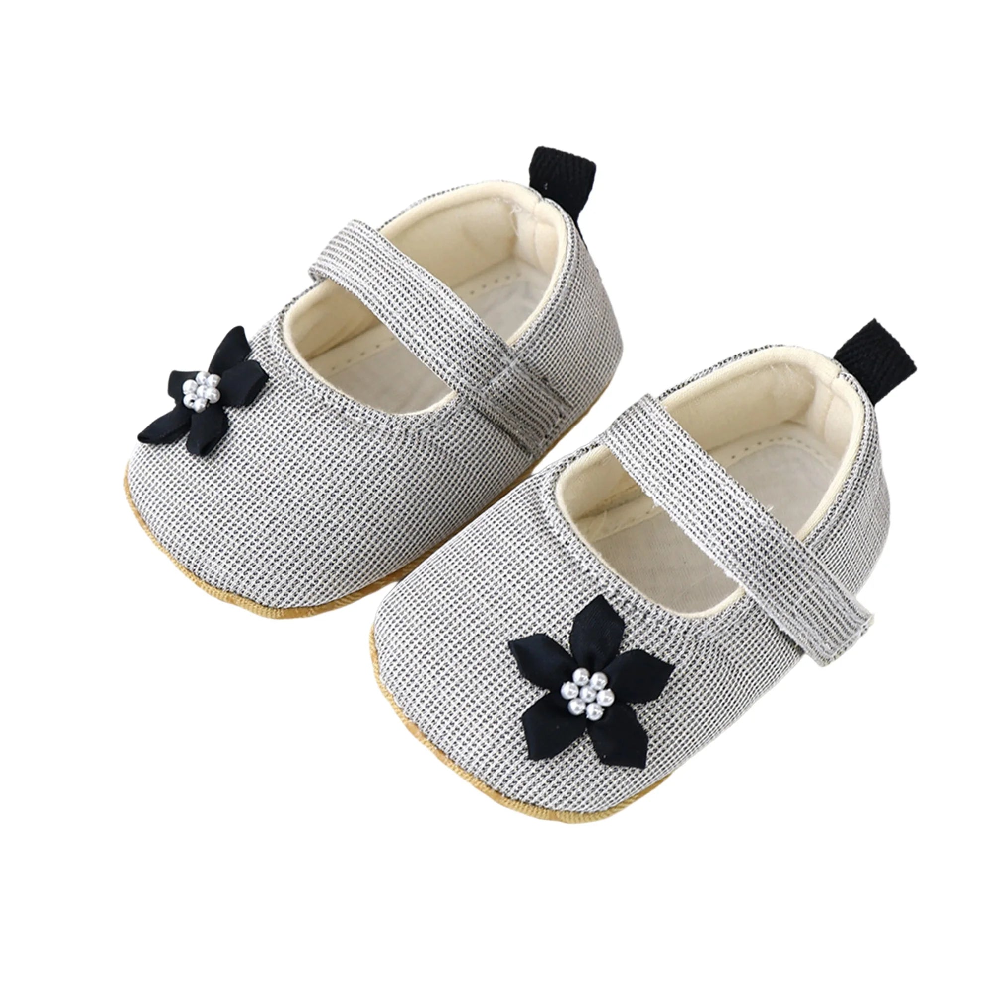 Cute Baby Girls Bowknot Comfortable Non-slip Sole First Walker Shoes for Toddler Princesses