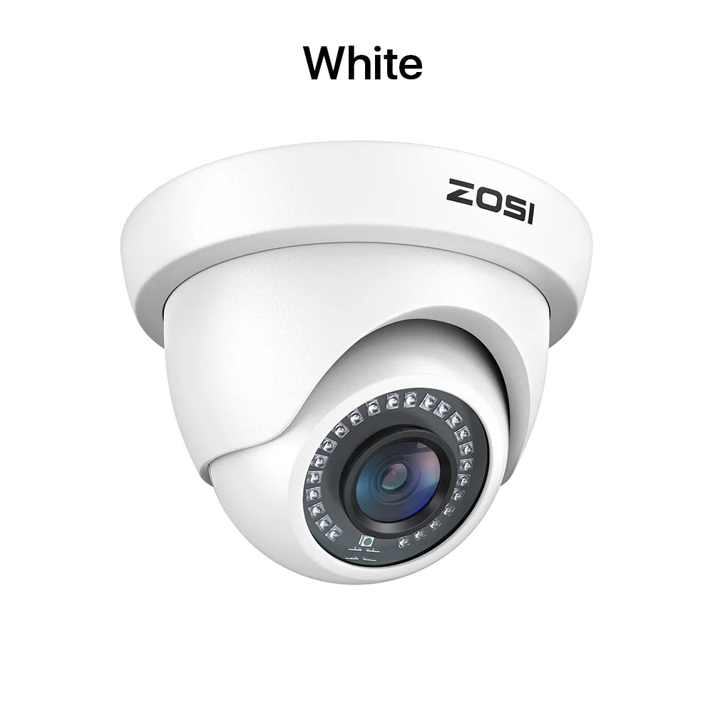2MP TVI CVI AHD CVBS 4-in-1 Video Surveillance Outdoor Dome Camera HD Weatherproof Home CCTV Security Camera System
