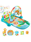 Baby Play Mat Tummy Time Mat, Baby Musical Learning Toy Adorable Animal-Themed