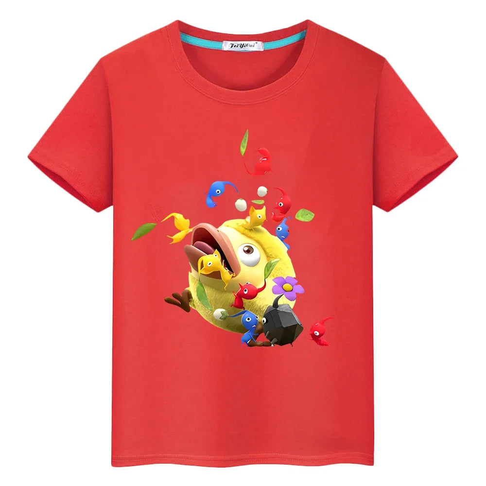 Graphic Print 100% Cotton T-shirt y2k Christmas pride t shirt Kawaii T shirts Tees Boys Tops kids clothes Girls y2k