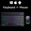10 inch RGB Backlit Rechargeable  Bluetooth Keyboard Wireless Keyboard Bluetooth Mini Keyboard