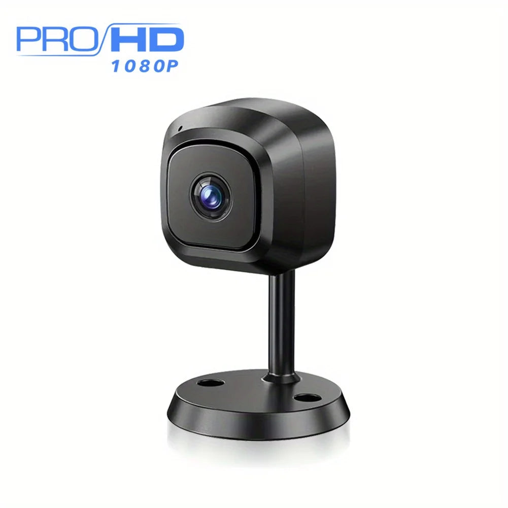 Wi-Fi mini security camera, HD night vision baby monitor, with mobile app,