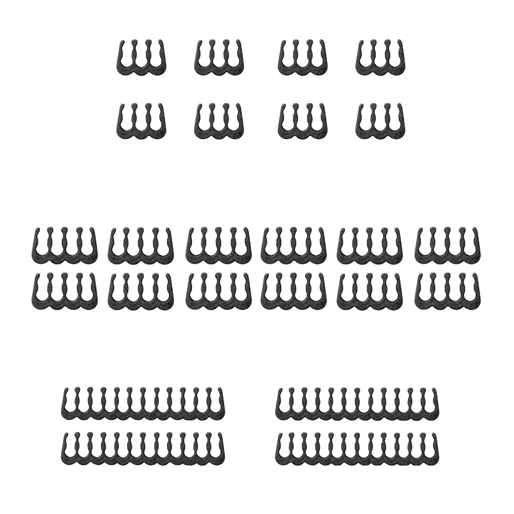 24pcs 6/8/24 Pin Cable Comb Organizer Clamp for 3.0-3.6mm PC Power Cables Wiring