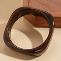 Irregular Resin Bracelet, Niche, Simple, Retro Style, Bracelet with Unique Temperament, Stylish Design, Unique Hand Jewelry,