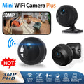 Wi-Fi mini security camera, HD night vision baby monitor, with mobile app,