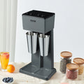 Milkshake Maker Mixer Machine Double Head Stainless Steel Drink Blender 3-Speed Milkshake Mixer for Commercial Home