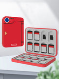 Suitable for Switch Game Card Magnetic Absorption Cassette Reader 16 in 1 Red