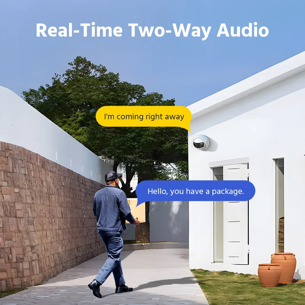 4K 8MP POE Surveillance Camera Dual Lens outdoor camera 1/2/4PCS Color Night Vision CCTV Video Security Camera For NVR
