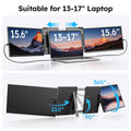 15.6 inch Triple Screen Extender for Laptop Mini PC 1080 FHD IPS External Extension Portable Dual Monitor For MAC Windows Chrome