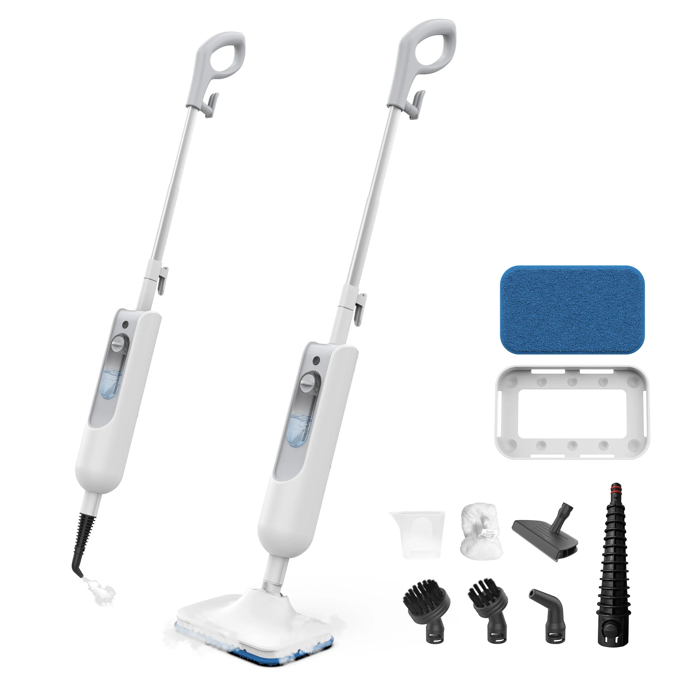 Steam Mop Detachable Steam Cleaner 6 in 1 Powerful Scrubbing Steam Vac Mop High Temperature for Carpet Hardwood Kitchen F2