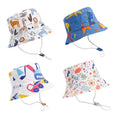 Summer Panama Baby Girls Hat Autumn Cartoon Boys Fisherman's Cap Beach Baby Sun Hat Outdoor UV Bucket Hat for Kids Toddler Visor