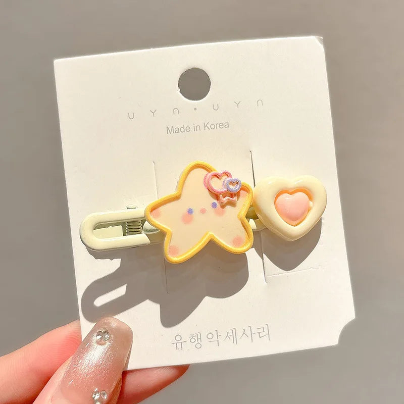 Cute Hair Clips Wholesale Spring and Summer Bangs Side Clips Children's Duckbill Clips Hairpins for Girls