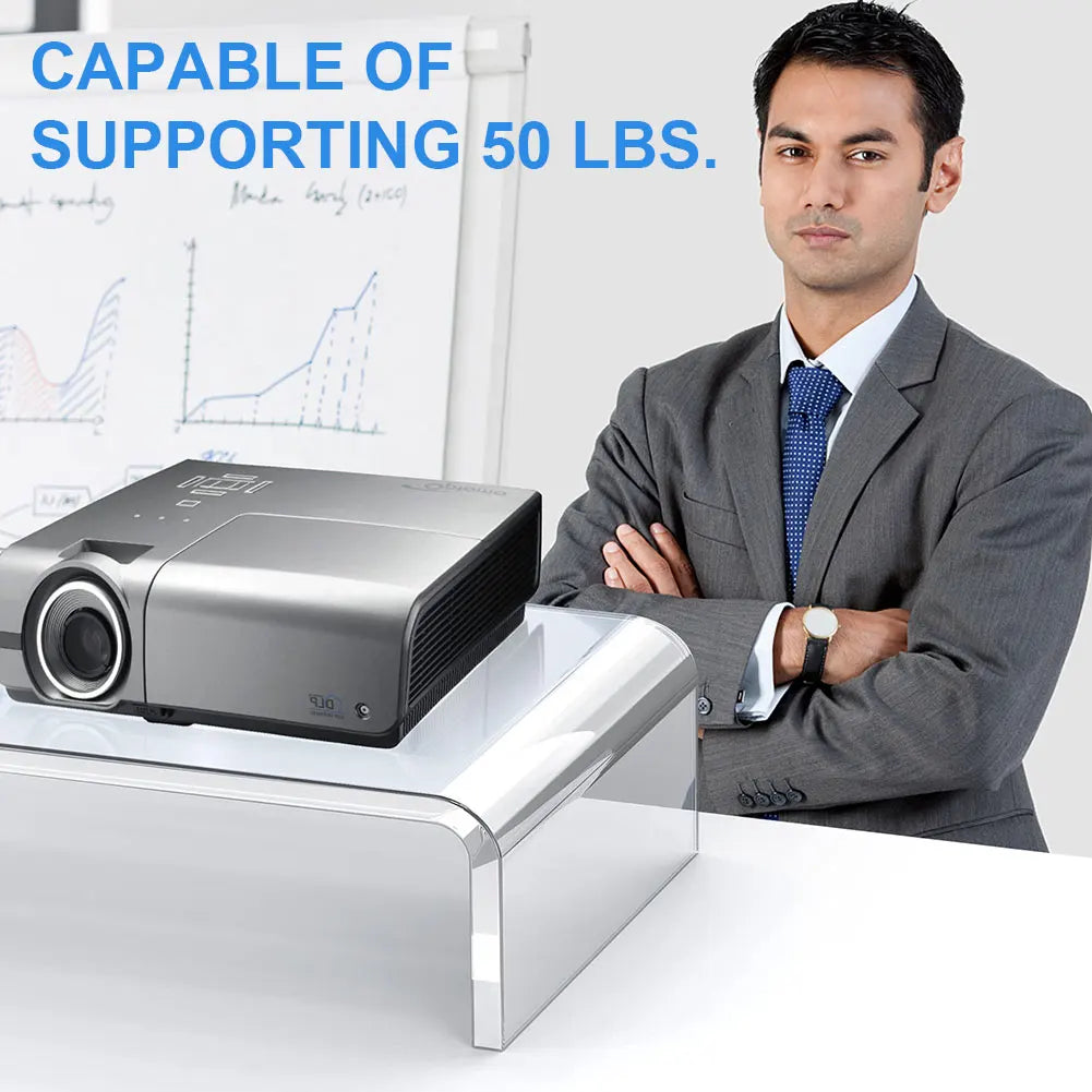 Acrylic Monitor Stand Laptop Stand Riser Desk Laptop/PC/Multimedia Monitor Stand.