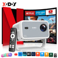 Smart projector, AI Voice Recognition Auto Focus & Keystone Projector for Home Movie