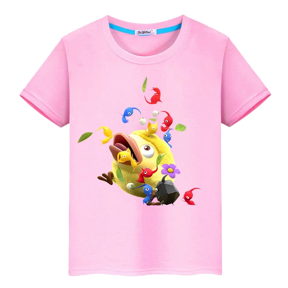 Graphic Print 100% Cotton T-shirt y2k Christmas pride t shirt Kawaii T shirts Tees Boys Tops kids clothes Girls y2k