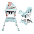 Foldable High Chair – Easy to Clean, Padded Seat with Footrest, Tray & Cup Holder
