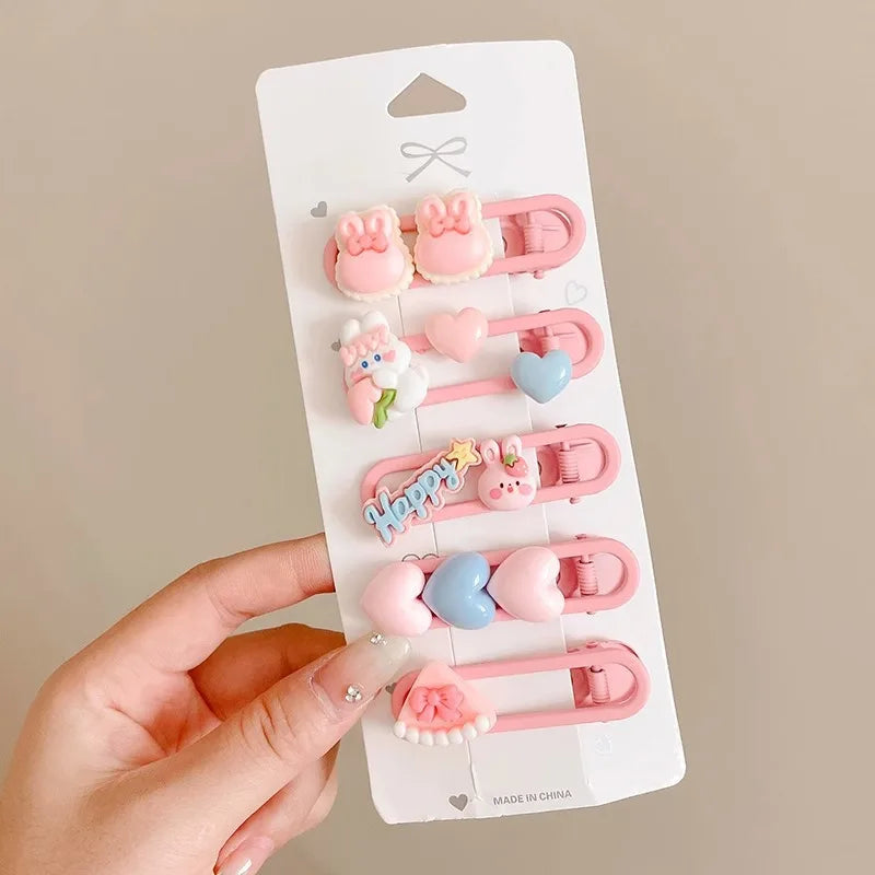 Cute Hair Clips Wholesale Spring and Summer Bangs Side Clips Children's Duckbill Clips 2025 New Dopamine Hairpins for Girls