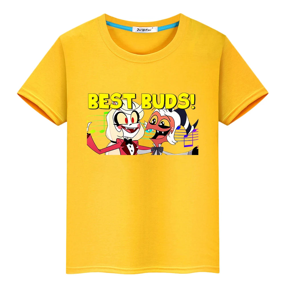 Print Christmas t shirt for kids boy10year anime Tops 100%Cotton Short pride t shirt Cute Tees girl clothe
